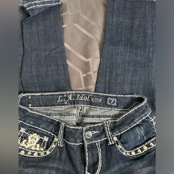 LA Idol USA Capri Jeans Size 7 - Picture 5 of 10